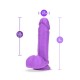 Μωβ Ρεαλιστικό Ομοίωμα Με Βεντούζα - Neo Dual Density Dildo Neon Purple 20cm