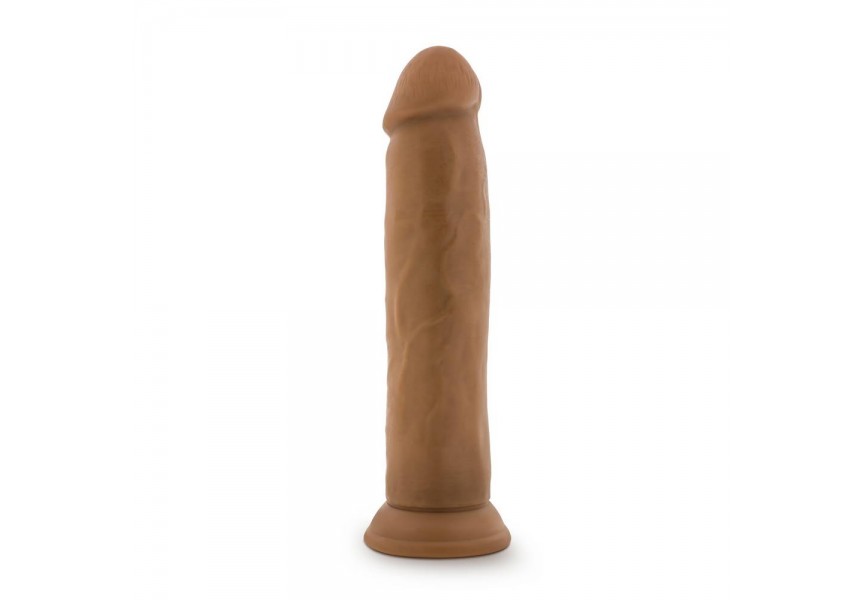 Dr Skin Silicone Dr. Henry Dildo With Suction Cup Mocha 24cm