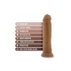 Dr Skin Silicone Dr. Henry Dildo With Suction Cup Mocha 24cm