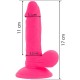 Ροζ Ρεαλιστικό Ομοίωμα Πέους Με Δόνηση - Diversia Flexible Vibrating Dildo Pink 17cm