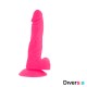 Ροζ Ρεαλιστικό Ομοίωμα Πέους Με Δόνηση - Diversia Flexible Vibrating Dildo Pink 18cm