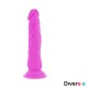 Μωβ Ρεαλιστικό Ομοίωμα Πέους Με Δόνηση - Diversia Flexible Vibrating Dildo Purple 21cm
