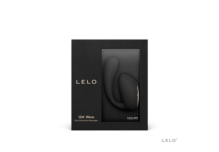 Δονητής Ζευγαριών Με Εφαρμογή Κινητού - Lelo Ida Wave Dual Stimulation Massager Black