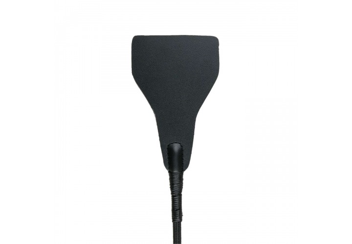 Καμουτσίκι Ιππασίας - Leather Black Crop Whip No1