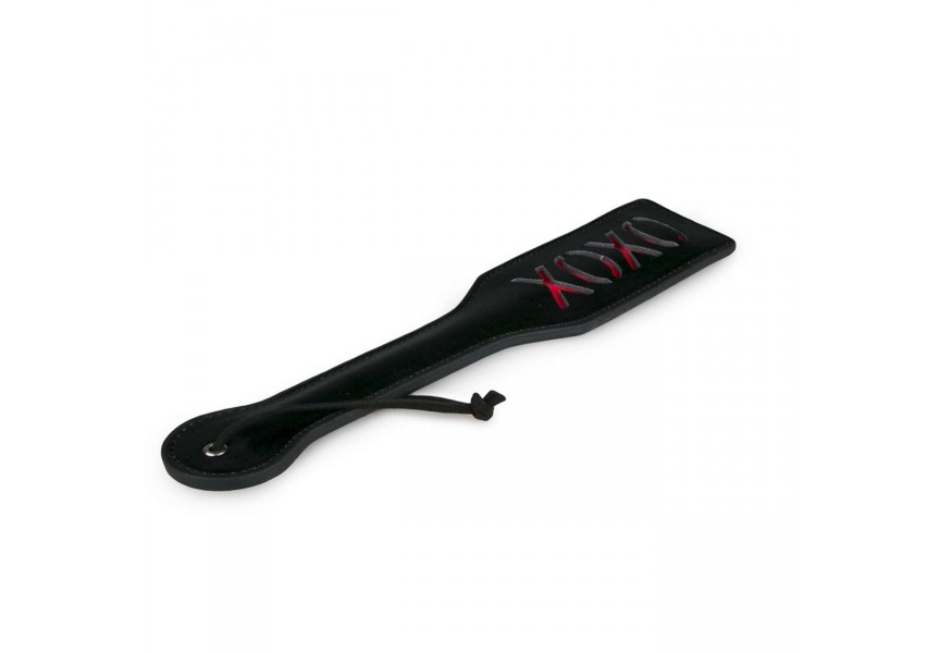 Black Leather Paddle - XOXO