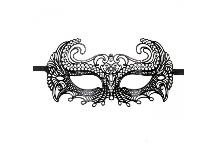 Βενετσιάνικη Μεταλλική Μάσκα - Metal Mask Venetian Black