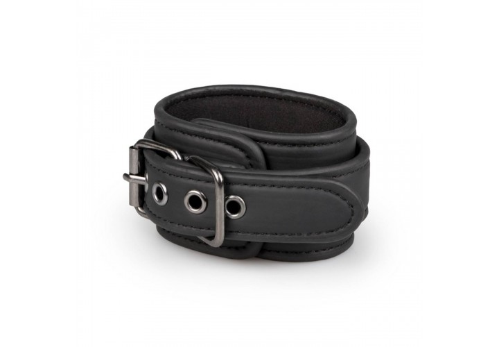 Μαύρες Δερμάτινες Χειροπέδες - Black Leather Handcuffs