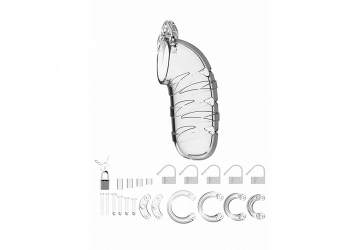 ManCage 05 Chastity Cage Clear 14cm