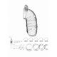 Διάφανο Κλουβί Πέους - ManCage 05 Chastity Cage Clear 14cm