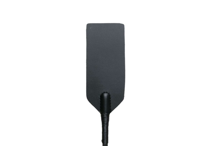 Καμουτσίκι Ιππασίας - Leather Black Crop Whip No2
