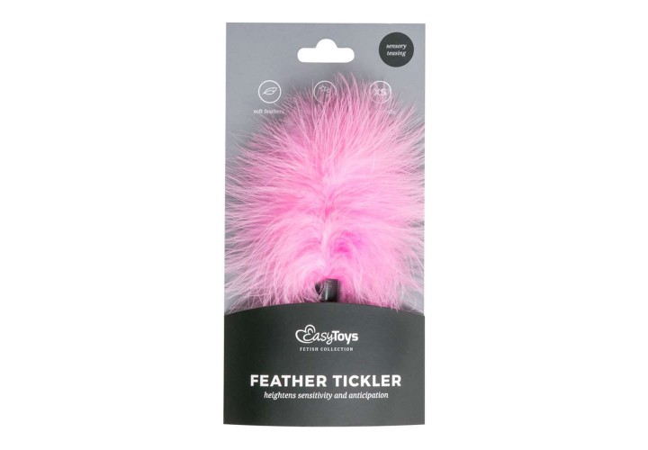 Ροζ Φτερό Για Γαργάλημα - Pink Small Feather Tickler