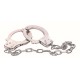 Μεταλλικές Χειροπέδες - Nanma Chrome Handcuffs With Chain