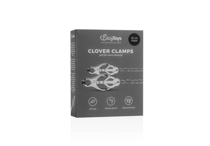 Ιαπωνικά Κλιπ Θηλών - Japanese Clover Clamps With Chain