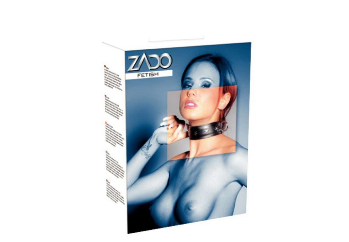 Δερμάτινο Κολάρο Με Τρουκς & Κρίκους - Zado Leather Collar With Studs
