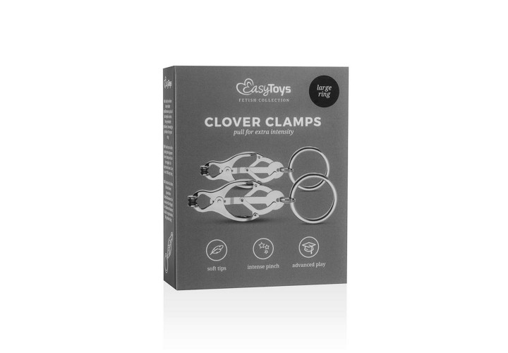 Σφιγκτήρες Θηλών Με Κρίκο - Japanese Clover Clamps With Ring