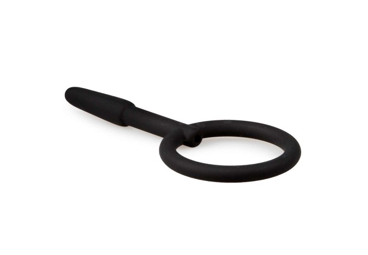 Σφήνα Ουρήθρας Με Άνοιγμα - Hollow Silicone Penis Plug With Pull Ring