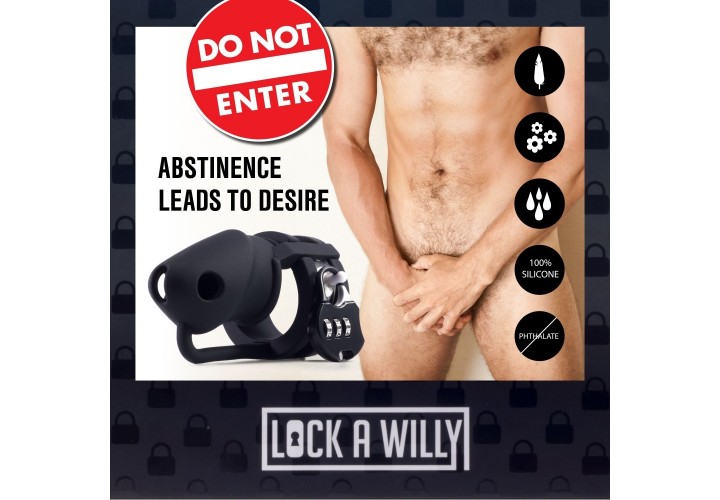 Κλουβί Πέους Σιλικόνης - Chastity Lock a Willy
