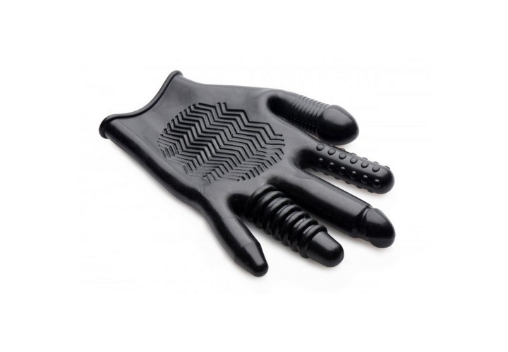 Μαύρο Ελαστικό Γάντι Για Πρωκτικό Παιχνίδι - Pleasure Poker Anal Glove