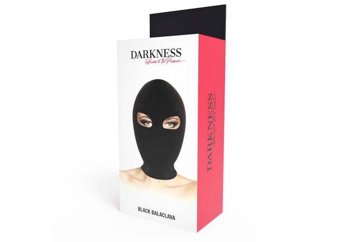 Μαύρη Κουκούλα Με Ανοιχτά Μάτια - Darkness Submission Mask Black