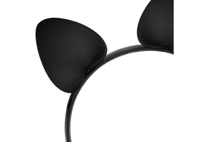 Coquette Chic Desire Headband With Cat Ears Black
