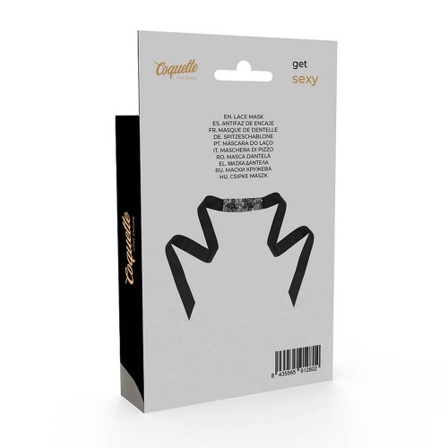 Mαύρη Μάσκα Ματιών Με Δαντέλα - Coquette Chic Desire Lace Mask Black