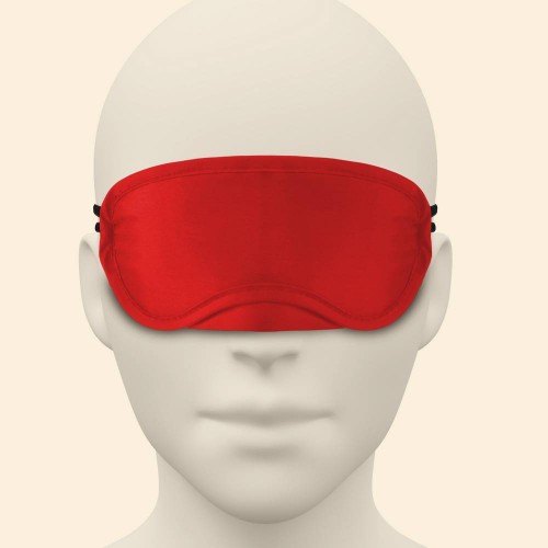 Κόκκινη Σατέν Μάσκα - Crushious Satin Blindfold Red