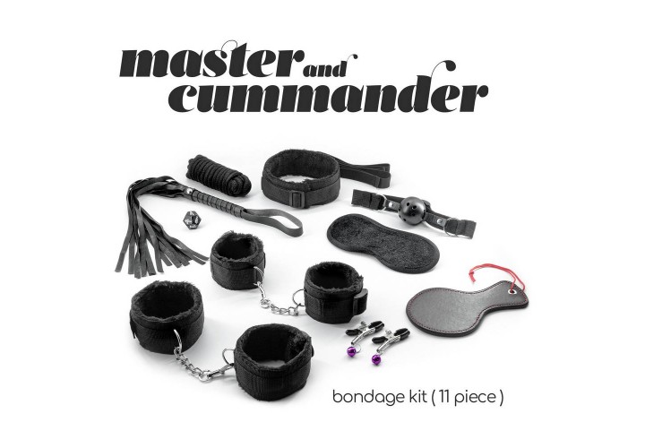 Πλήρες Σετ Φετιχιστικών Αξεσουάρ - Crushious Master & Cummander 11 Piece Bondage Kit