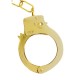 Χρυσές Μεταλλικές Χειροπέδες - Metal Handcuffs Gold