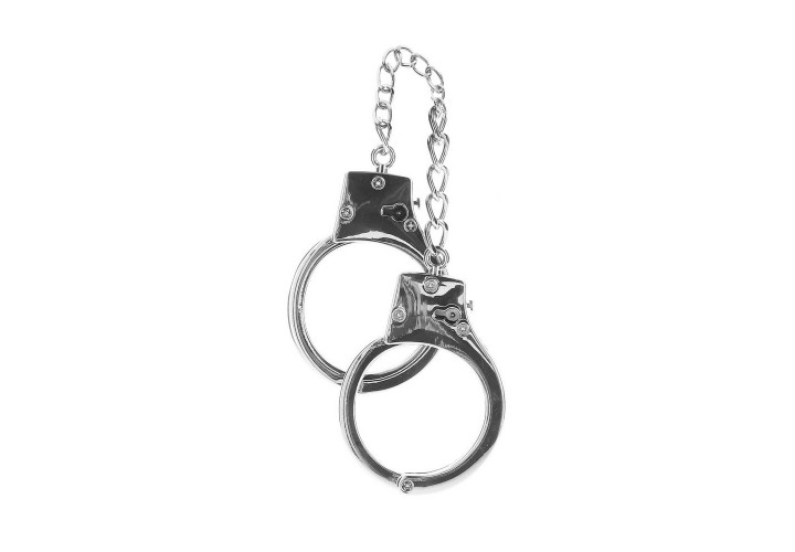 Μεταλλικές Χειροπέδες - Silver Plated BDSM Handcuffs