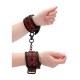 Κόκκινες Ανάγλυφες Χειροπέδες - Luxury Hand Cuffs Burgundy