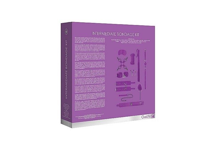 Σετ Με Φετιχιστικά Αξεσουάρ - Intermediate Bondage Kit Purple