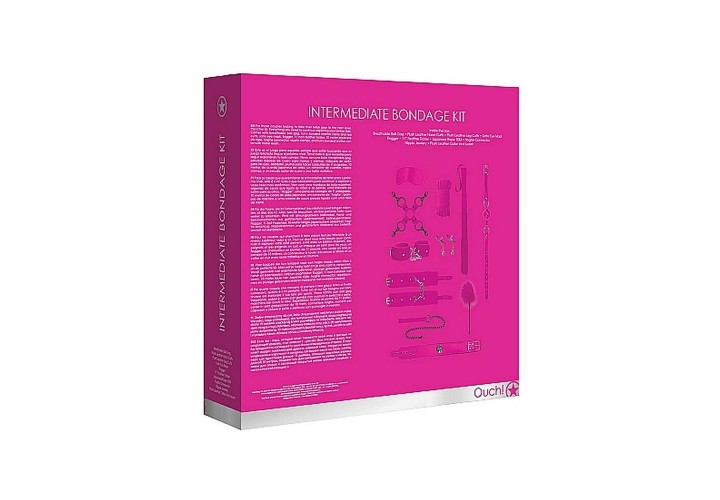 Σετ Με Φετιχιστικά Αξεσουάρ - Intermediate Bondage Kit Pink