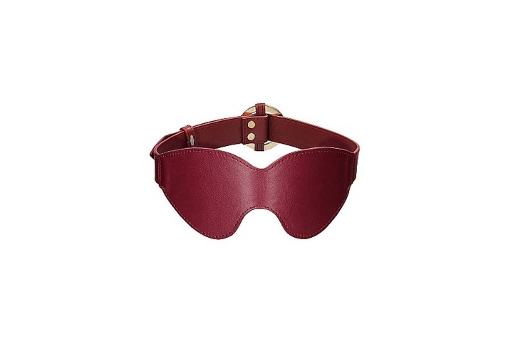 Κόκκινη Δερμάτινη Μάσκα Ματιών - Ouch Halo Eyemask Burgundy