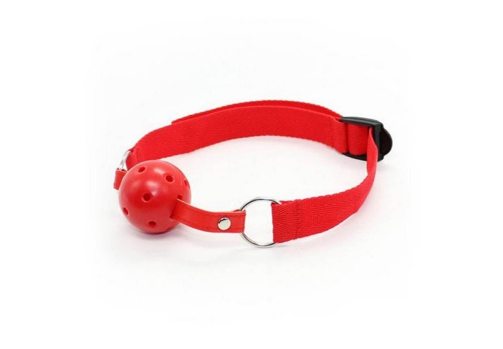 Κόκκινο Φίμωτρο Με Τρύπες - Toyz4Lovers Easy Breathable Ball Gag Red