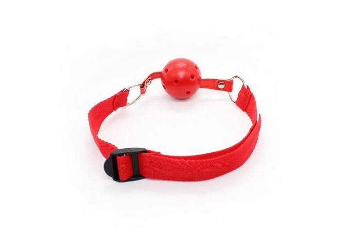 Κόκκινο Φίμωτρο Με Τρύπες - Toyz4Lovers Easy Breathable Ball Gag Red