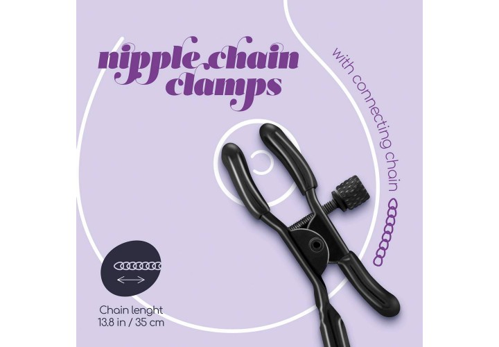 Μεταλλικοί Σφιγκτήρες Θηλών - Crushious Nipple Chain Clamps