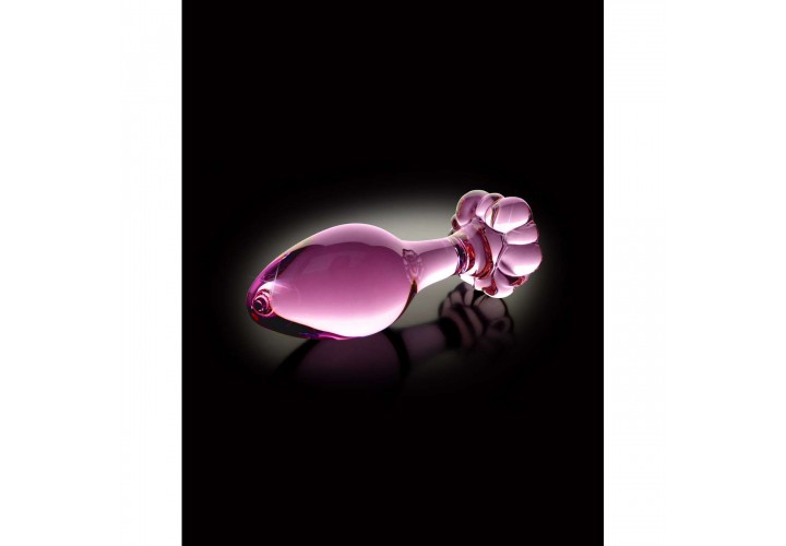 Γυάλινη Πρωκτική Σφήνα - Pipedream Hand Blown Glass Icicles No.48 Pink 9cm