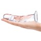 Ρεαλιστικό Γυάλινο Ομοίωμα - Glas Curved Realistic Glass Dildo With Veins