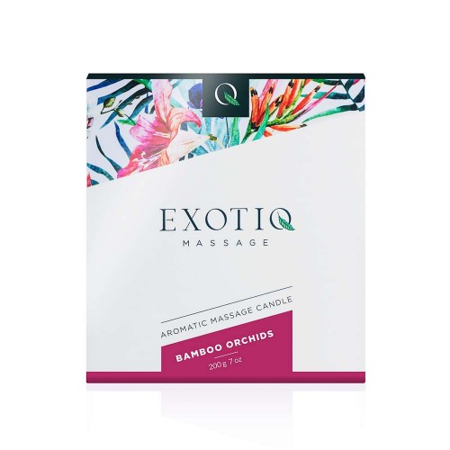 Αρωματικό Κερί Μασάζ - Exotiq Massage Candle Bamboo Orchids 200g