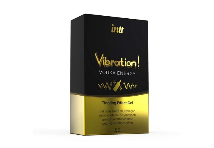 Διεγερτικό Στοματικό Τζελ Με Δόνηση & Γεύση - Intt Vibration Vodka Energy Tingling Gel 15ml
