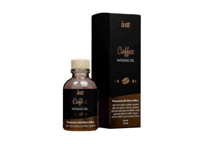 Θερμαντικό Τζελ Για Μασάζ & Στοματικό Με Γεύση Καφέ - Intt Warming Massage Gel Coffee 30ml
