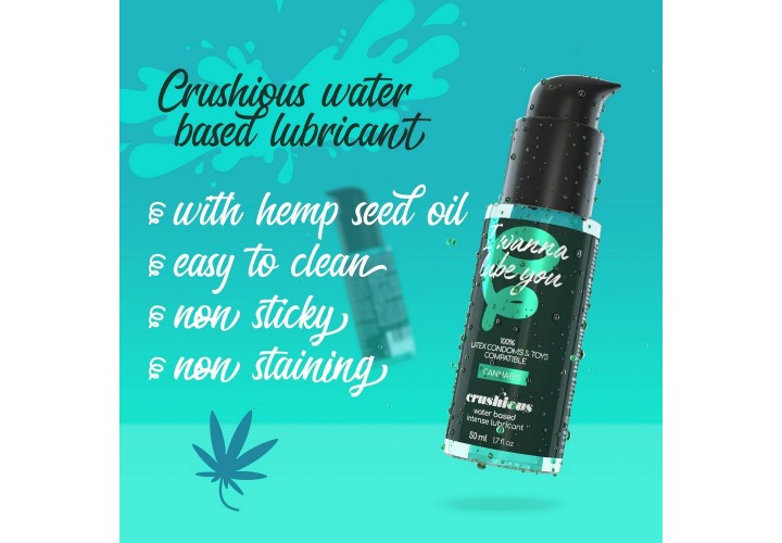 Λιπαντικό Νερού Με Κάνναβη - Crushious Cannabis Waterbased Lubricant 50ml