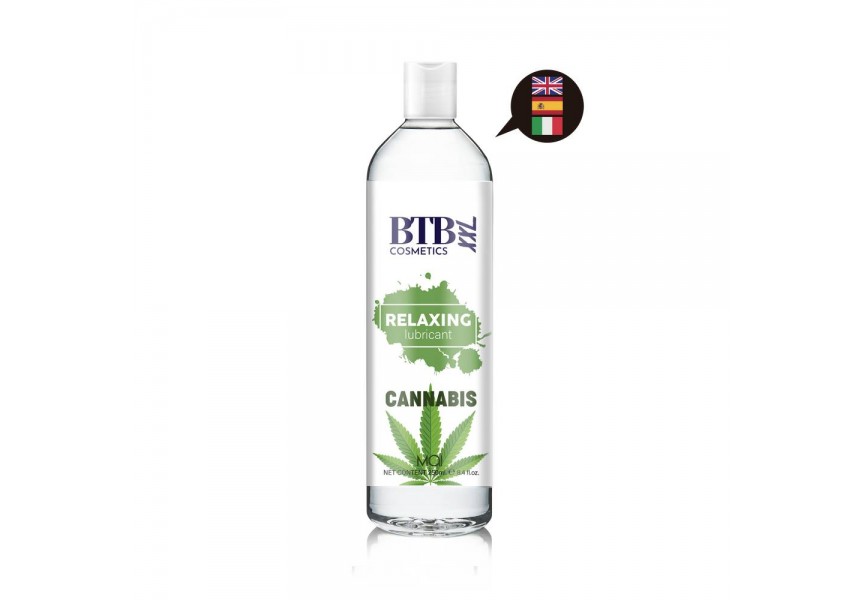 Χαλαρωτικό Λιπαντικό Κάνναβης - BTB Waterbased Cannabis Lubricant 250ml