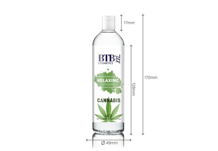 Χαλαρωτικό Λιπαντικό Κάνναβης - BTB Waterbased Cannabis Lubricant 250ml