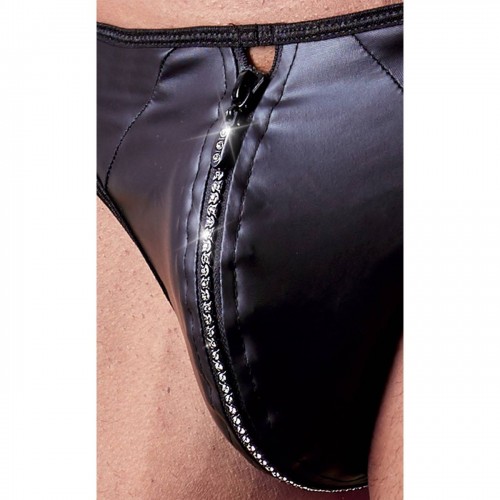 Ανδρικό String Με Φερμουάρ - Men's G string With Rhinestone Zip