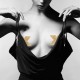 Bijoux Indiscrets Flash Cross Nipple Stickers Gold