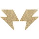 Διακοσμητικά Καλύμματα Θηλών - Flash Bolt Nipple Stickers Gold
