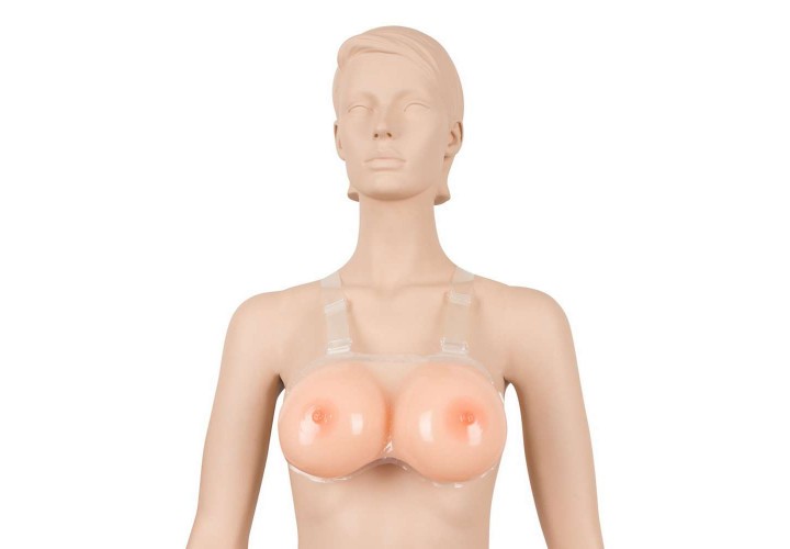 Ρεαλιστικό Στήθος Σιλικόνης - Strap On Silicone Breasts