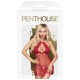 Κόκκινο Δαντελωτό Baby Doll & Στρίνγκ - Penthouse Libido Boost Babydoll Red