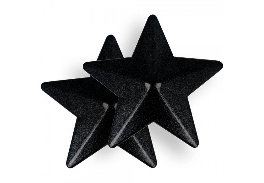 Coquette Chic Desire Nipple Covers Black Stars